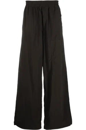 OFF-WHITE Wide Trousers, male, , Size: M Wide Leg Trousers