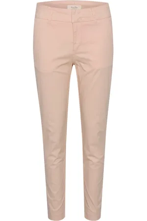 Part Two Chinos, female, , Size: XS Casual Pale Blush Ankle-Length Trousers