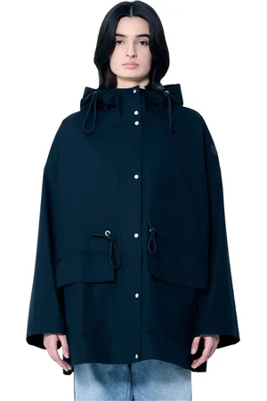 Moncler Parkas, female, , Size: L Drawstring Waist Parka Jacket