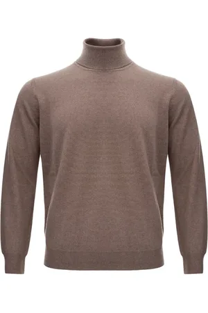 KANGRA CASHMERE Turtlenecks, male, , Size: S Wool Sweater