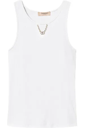 Twin-Set Sleeveless Tops, female, , Size: M T-shirts and Polos