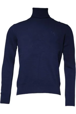 Dolce & Gabbana Turtlenecks, male, , Size: M Wool Knit Turtleneck Sweater