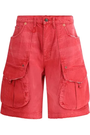 R13 Denim Shorts, female, , Size: W27 Cargo Shorts with Utilitarian Design