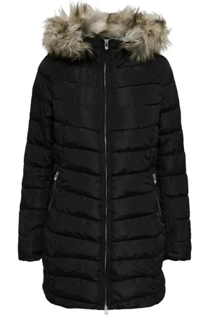 ONLY Winter Jackets, female, , Size: M Puffer Jacket Longline Quilted