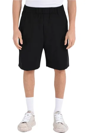 LANEUS Casual Shorts, male, , Size: M Light Wool Bermuda Shorts
