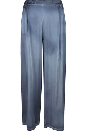 AVANT TOI Wide Trousers, female, , Size: S Silk Elastane Trousers Clear