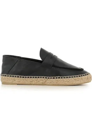 Castaner Espadrilles, female, , Size: 6 US Leather Moccasin with Rope Sole