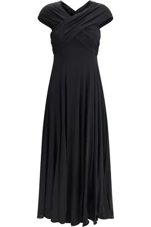Khaite Midi Dresses, female, , Size: L Ruffled Off-Shoulder Maxi Dress