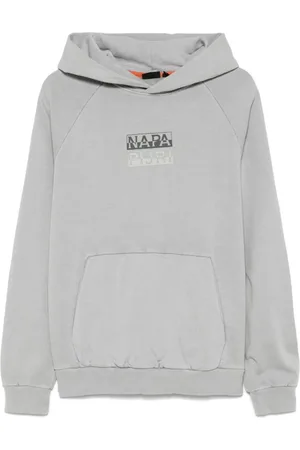 Napapijri Hoodies, male, , Size: S Classic Grey Hooded Sweater