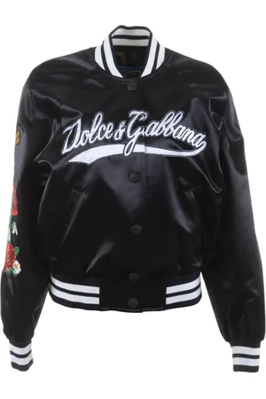 Dolce & Gabbana Bomber Jackets, female, , Size: 3XS Embroidered Rabbit Jacket for Women