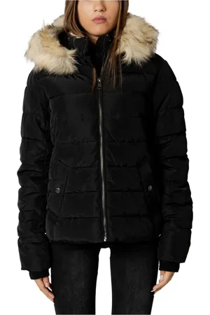 ONLY Winter Jackets, female, , Size: M Hooded Puffer Jacket with Pockets