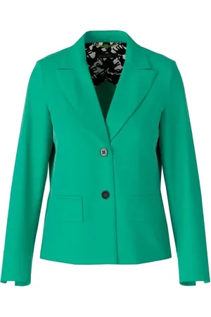 Marc Cain Blazers, female, , Size: M Blazer with Stylish Collar and Button Closure