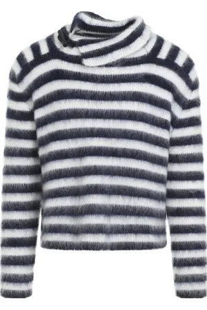 Jacquemus Turtlenecks, male, , Size: M Blue Sweater Aw24 Stylish Cozy Elegance