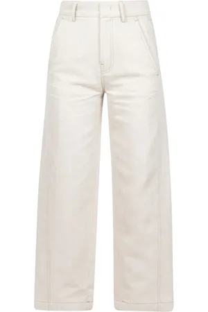 TELA Wide Trousers, female, , Size: 2XS Straight Cotton Linen Pants