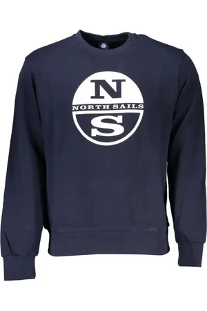 North Sails Sweatshirts, male, , Size: S Brushed Sweatshirt with Logo Print