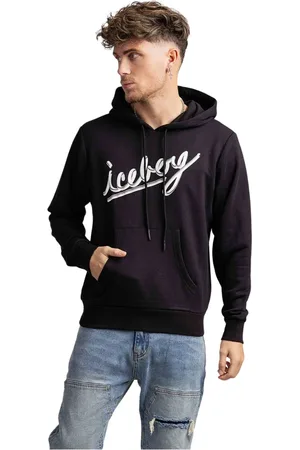 Iceberg Hoodies, male, , Size: XL Logo Hoodie
