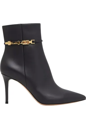 Gianvito Rossi Heeled Boots, female, , Size: 9 US Leather High Heel Ankle Boots
