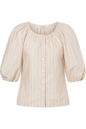 Serafini Blouses, female, , Size: XS Striped Blouse With Buttons