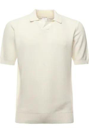 ELEVENTY Polo Shirts, male, , Size: L Cotton T-shirts and Polos, Sand Color