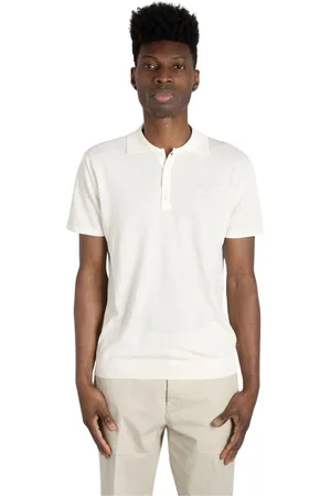 Daniele Fiesoli Polo Shirts, male, , Size: M Short-sleeve Cotton Polo Cream