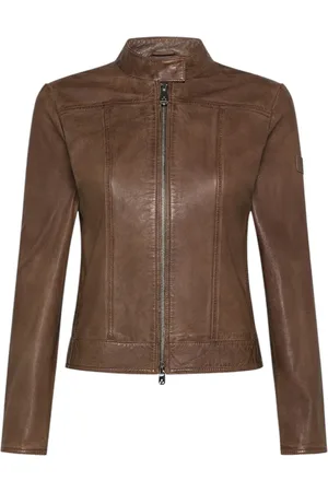 Peuterey Leather Jackets, female, , Size: XL Leather Jacket Adelia Le Veg