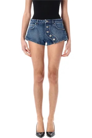 Jean Paul Gaultier Denim Shorts, female, , Size: W27 Vintage Denim Buttoned Shorts