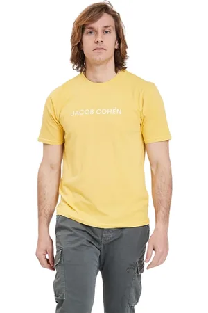 Jacob Cohen T-Shirts, male, , Size: 2XL Printed Crew Neck T-Shirt