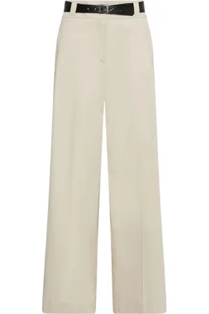 MARELLA Wide Trousers, female, , Size: 2XS Sand Straight Leg Trousers