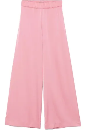 D.EXTERIOR Wide Trousers, female, , Size: XS Satin Wide Leg Trousers