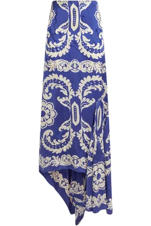 Etro Maxi Skirts, female, , Size: S Floral Asymmetric Skirt