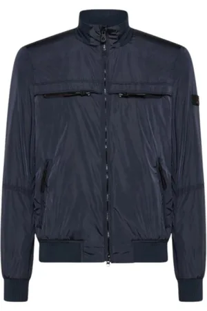 Peuterey Bomber Jackets, male, , Size: 2XL Iridescent Nylon Taffeta Biker Jacket