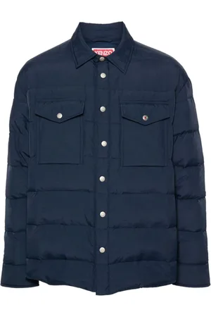 Kenzo Light Jackets, male, , Size: L Quilted Padded Overshirt