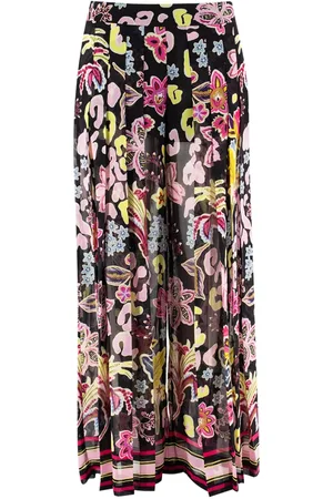 ERMANNO SCERVINO Wide Trousers, female, , Size: XS Floral Print Long Skirt