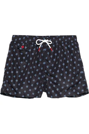 Kiton Beachwear, male, , Size: 2XL Night Swim Shorts With Stars Pattern