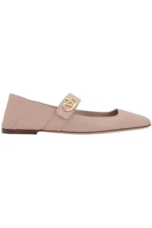 VALENTINO GARAVANI Ballerinas, female, , Size: 7 US Mary-Jane Leather Flats