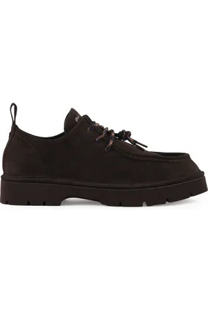 Panchic Laced Shoes, male, , Size: 11 US Lace-up Suede Flat Shoes