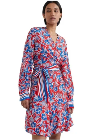 Tommy Hilfiger Wrap Dresses, female, , Size: M Island Scarf Wrap Dress