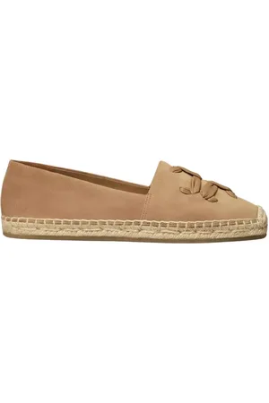 Tory Burch Espadrilles, female, , Size: 10 1/2 US Beige Suede Espadrilles