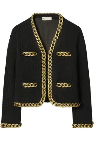 Tory Burch Cardigans, female, , Size: M Kendra Chain Cardigan