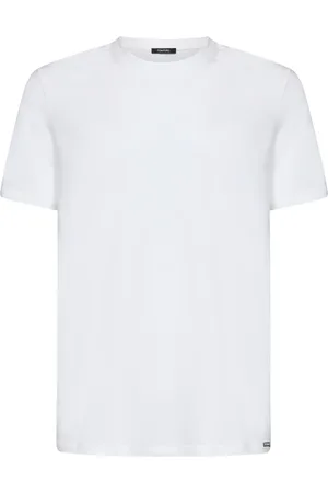 Tom Ford T-Shirts, male, , Size: S Ribbed Crewneck T-Shirt