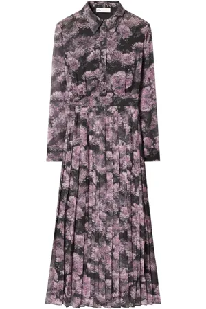 Tory Burch Shirt Dresses, female, , Size: XS Floral Print Silk Dress