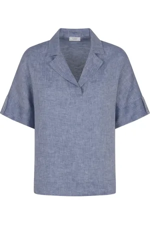 PESERICO SIGN Blouses, female, , Size: XL Linen Shirt