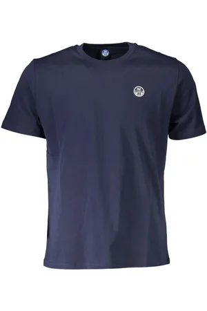 North Sails T-Shirts, male, , Size: M Logo Detail Cotton Tee Men