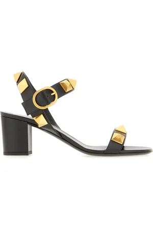 VALENTINO GARAVANI High Heel Sandals, female, , Size: 5 1/2 US Roman Stud Open Toe Sandals