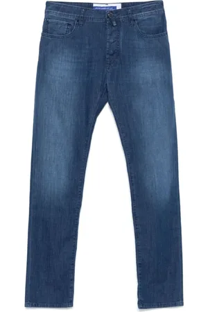 Jacob Cohen Slim-fit Jeans, male, , Size: W38 Indigo Classic Button Fly Jeans