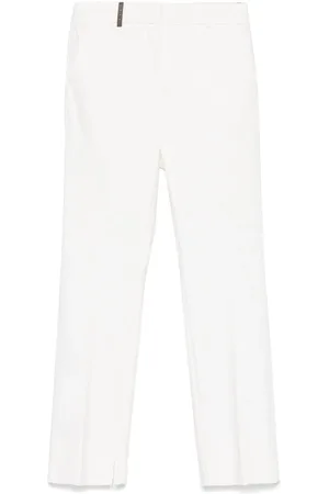 PESERICO SIGN Straight Trousers, female, , Size: XS Front Button Pants