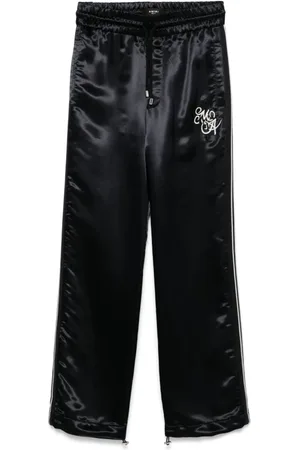 AMIRI Straight Trousers, male, , Size: L Drawstring Trousers Side Stripe Detailing