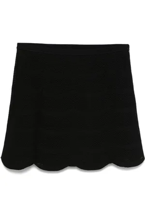 Tom Ford Short Skirts, female, , Size: M Scalloped Hem Mini Skirt