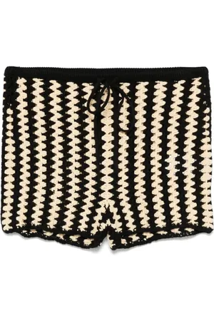 By Malene Birger Short Shorts, female, , Size: S Bohemian Crocheted Cotton Shorts