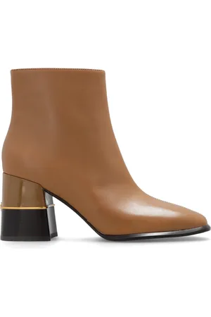 Tory Burch Heeled Boots, female, , Size: 5 1/2 US Leather Ankle Boot 75mm
